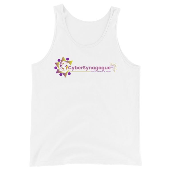 Mens staple tank top white
