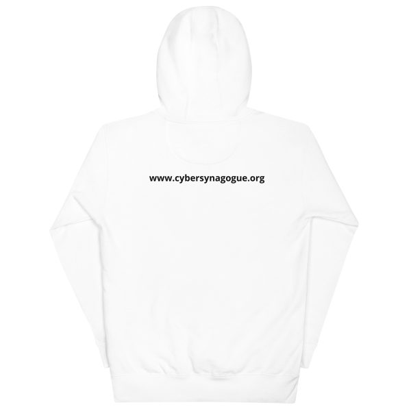Unisex premium hoodie white back